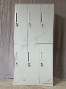 6 doors lockers/lockers/steel lockers/steel lock/lockers(FREE Assemble 185*90*45cm)