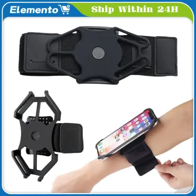 Outdoor Sports Arm Bag Phone Holder Wrist Portable Phone Holder Wrist Phone Holder 360 Degree Rotatable Phone Holder Universal Sports Running Armband for IPhone Wristband Cell Phone Holder Arm Band Case for Samsung