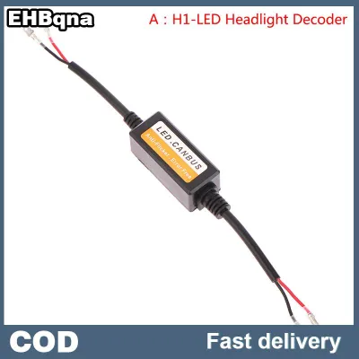 EHBqna LED CANbus Decoder ไฟหน้ารถยนต์ข้อผิดพลาดฟรี RESISTOR H1 H3 H4 H7 H9 H11 ADAPTER