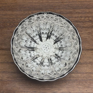 Peacock Colorful Tea Cup Silverplated Gilt Master Cup Jianjian Tea Cup Ice Clear Jade Cup