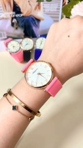 PROMO- Jam Tangan Wanita Kasual Gaya Korea Warna Warni Tali Jelly Rubber/Kulit Fashion Import
