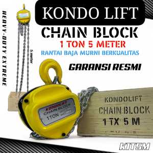 KONDO chain block 1ton 3meter katrol kerekan derek takel garansi resmi
