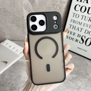 Hard Case Hybird Support Magsafe Matte Black Edition Charge Premium Magnetik Slim Kompatibel Untuk Iphone 17 Iphone 17 Air Iphone 17 Pro Iphone 17 Pro Max Iphone 16e SE4