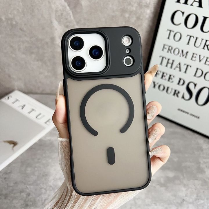 Hard%20Case%20Hybird%20Support%20Magsafe%20Matte%20Black%20Edition%20Charge%20Premium%20Magnetik%20Slim%20Kompatibel%20Untuk%20Iphone%2017%20Iphone%2017%20Air%20Iphone%2017%20Pro%20Iphone%2017%20Pro%20Max%20Iphone%2016e%20SE4%20-%20Image%202