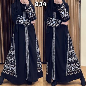 [ABAYA ORI] New Gamis Abaya Turkey Dubai arab 834 Terbaru