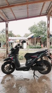 Decal Beat 2024 Sticker BeAT terbaru stiker All new honda Beat Deluxe simpel hitam list tosca pink neon