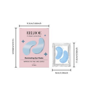 EELHOE Hydrating Eye Mask – Moisturizing Under-Eye Patches Soothes Dryness & Helps Reduce Fine Lines & Wrinkles for Youthful Eyes