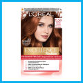 Loreal Paris Excellence Fashion 172g #6.34 Golden Auburn ลอรีอัล ปารีส ครีมเปลี่ยนสีผม เฉดสีน้ำตาลแดง. 