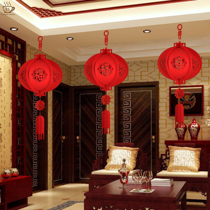 2023%20CNY%20Chinese%20New%20Year%20Lantern%20Decoration%20Non-woven%20Lantern%20Felt%20Product%20Three-dimensional%20Blessing%20Character%20Blessing%20Character%20Lantern%20Pendant%20-%20Image%202