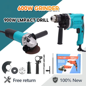 Angle Grinder Tool barina and grinder anddrill set a packge Grinder with Drill set 2in1 Electric Drill 600w power tool