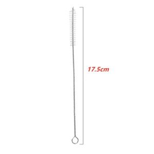 10pcs Clear Glass Straw Bent Straight Brush Set Eco Reusable Juice Coffee Smoothie Drinking Straw