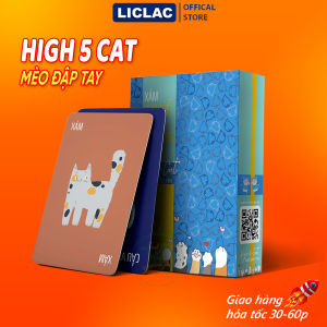 Bộ bài HIGH 5 CAT - Mèo Đập Tay gồm 64 lá Trò chơi Boardgame Việt Hóa vui vẻ mới lạ phù hợp với mọi lứa tuổi