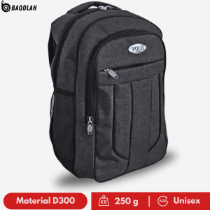 Baqolah Tas Ransel Polo Zipper T023BQ Backpack