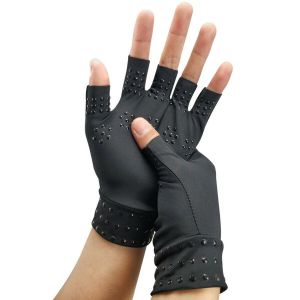 High-quality Joints Braces Supports Elastic Rheumatoid Magnetic Therapy Gloves Hand Pain Relief Anti- Arthritis Compression Fingerless