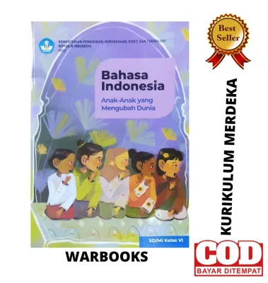 Buku Bahasa Indonesia Kelas 6 SD / MI Kurikulum Merdeka Edisi Terbaru
