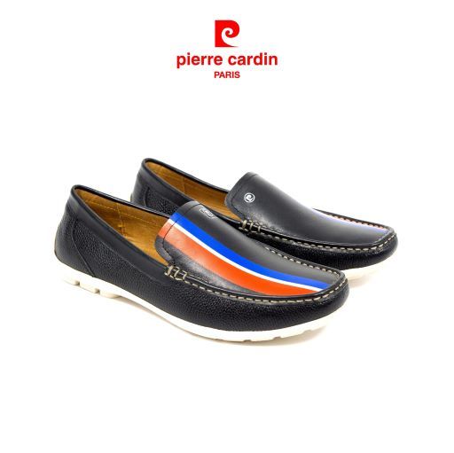 Giày lười nam Pierre Cardin chất liệu da bò thật nhập khẩu, đế cao su chống trơn trượt, bảo hành 12 tháng - PCMFWLF 513