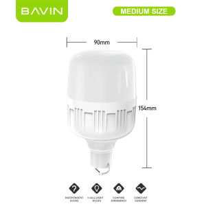 BAVIN L1 L2 Wireless Smart LED Light Bulb Lamp Rechargeable w/ 3 Modes Energy Saving Emergency Hanging Light