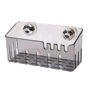 Hút bồn rửa tổ chức giỏ với lỗ thoát nước giá lưu trữ xốp chống gỉ cho bàn bếp và phòng tắm