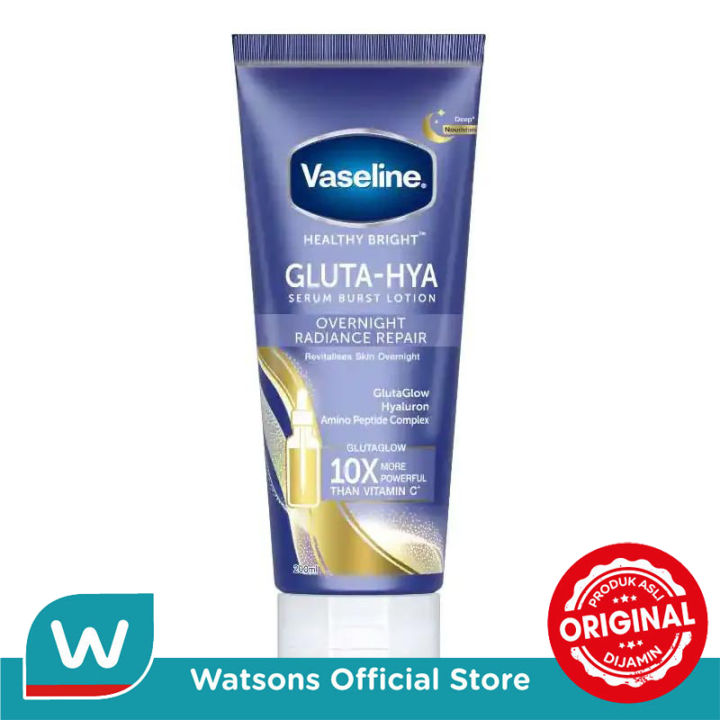 Vaseline Gluta-Hya Serum Lotion Overnight 200 Ml