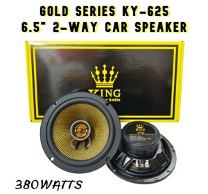 King Car Audio~ 1 Pair KY-625 6.5" 2-Way High Power 380watts Coaxial Speaker Suitable For All Type of Car Rear & Front
