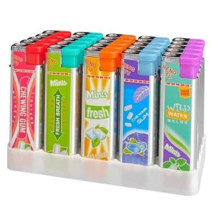 🏷️ Pemetik Api Gaya Gula Getah | Chewing Gum Style Lighter | 口香糖系列金属打火机（香味夜光直冲）