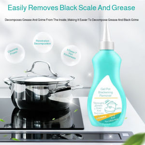 Multifunction Pot Bottom Cleaner Rust Remover Multipurpose Pot Bottom Cleaner Gel Stain Remover Deep Cleaning Strong Cleaning Agent
