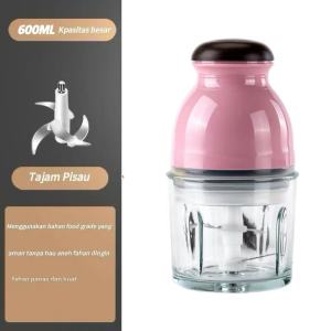 MJ Blender Kapsul Electric 600 ML Blender MPASI Blender Chopper Jus Dan Penggiling Daging Manual