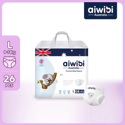 Aiwibi Premium Baby Diaper disposable diaper diaper for baby diaper Ultra-thin and breathable NB-XL