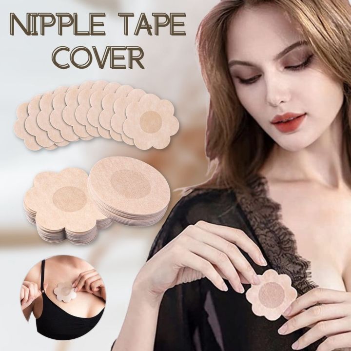 Invisible Nipple Tape 10PCS Cover Bra Tape for Women Nipple Patch