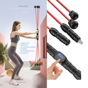 GYMPRO Detachable Flexi bar Elastic Rod Fitness Stick Lose Weight Muscle Training Phyllis Tremor Rod Feilishi Gym Workout Equipment