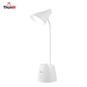 Thunlit Target Study Lamp for Students USB Plug-in 8W LED Dimmable Desk Lamp with Pen Holder