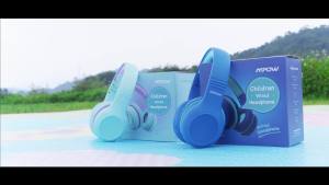 Mpow CH6S Wired Headphones For Kids With Microphone Max 85dB Food Grade Material Over-Ear Kids Headphones For iPad Kindle Phones