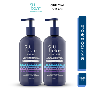 [Bundle] Suu Balm Gentle Moisturising Anti-Dandruff Shampoo Bundle 2 x 480ml