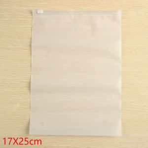 TI9P 5PCS แบบพกพา ออแกไนเซอร์ผ้า กันน้ำ กระเป๋าเก็บของ ถุงพลาสติก ซิปล็อค โปร่งแสง