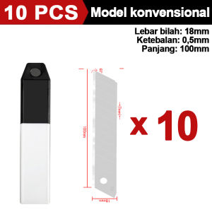 German tools 18MM Cutter Pisau Pemotong Kertas (COD)Knife Utility Auto Lock multifungsi penggaris kater tajam Pisau Cutter D1024