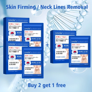 Collagen Neck Mask10pcs Anti Wrinkle Firming Neck Mask Fade Neck Lines Lift Anti Aging Nicotinamide Brightening Moisturizing Neck Skin Care
