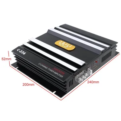 3800W /6800W เพาเวอร์ขับเบส เพาเวอร์ซับเบส เพาเวอร์แอมป์2CH ขับลำโพงซับ 10นิ้ว วอยซ์คู่ กินไฟน้อย เพาเวอร์ พาวเวอร์แอมป์