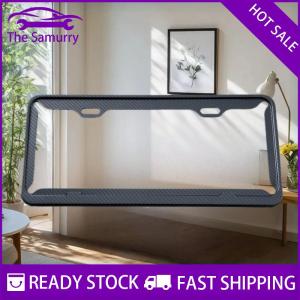 Samurry ✨Hot Sale✨ 1 2PCS License Plate Frame Stainless Steel Car License Plate Cover Car Accessory For Japanese Standard License Plate