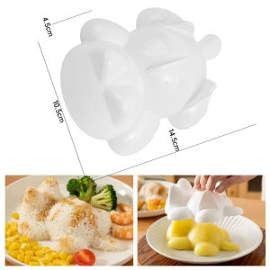 Anglebabylife Cute Sushi Tools Onigiri Molds Cat Animal Shape Sushi Kids Rice Mashed Potato Pumpkin Mash Baking Supplies Japanese Kitchen Gadgets