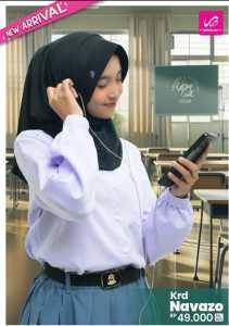 Kerudung instan TERBARU DARI RABBANI NAVAZO hijab sporty sekolah dailly