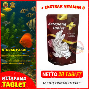 PACK KETAPANG TABLET PLUS vitamin C ikan hias cupang colour enhancer