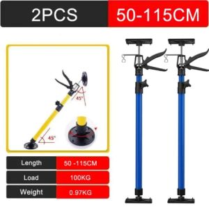 Telescopic Support Rod Hanging Cabinet Wooden Ceiling Door Frame Raising Lifter Home Decoration Inst