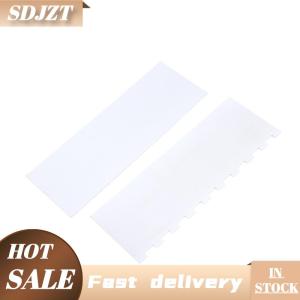 SDJZT Thép không gỉ bánh scraper thiết kế hai mặt sọc cạnh Lược bánh trang trí công cụ cho các đầu bếp bánh ngọt