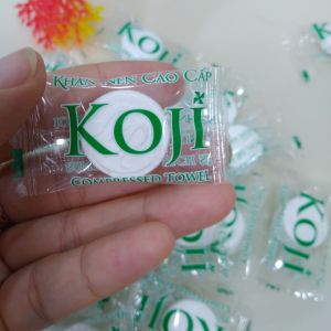 100 Khăn Nén Cao Cấp Dạng Viên Kẹo Rời KOJi