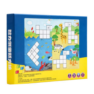 🔥Ready Stock🔥俄罗斯五格方块拼图 Russian five square blocks baby thinkin
