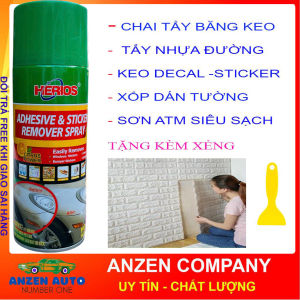 Tẩy Băng Dính - Tẩy Nhựa Đường - Dung Dịch Tẩy Keo tẩy xốp dán tường Decal Mực vết sơn tường sơn ATM trên xe - Dsq Sticker