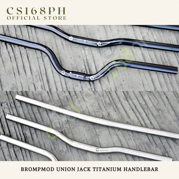 CS168ph Brompmod Union Jack Titanium Bicycle Handlebar for Brompton