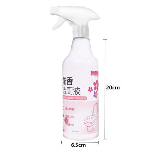 Floral toilet cleaner decontamination descaling fragrance toilet cleaning spirit