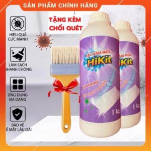 [Có Giấy Kiểm Định] Tẩy Mốc TườngTẩy Trắng Quần Áo Sàn Nhà Ố VàngRêu Mốc Tường Lâu Ngày Hikit