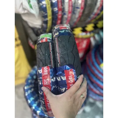 Vỏlốp xe không ruột Camel gai Rosso size 14 và 17 gắn xe máy